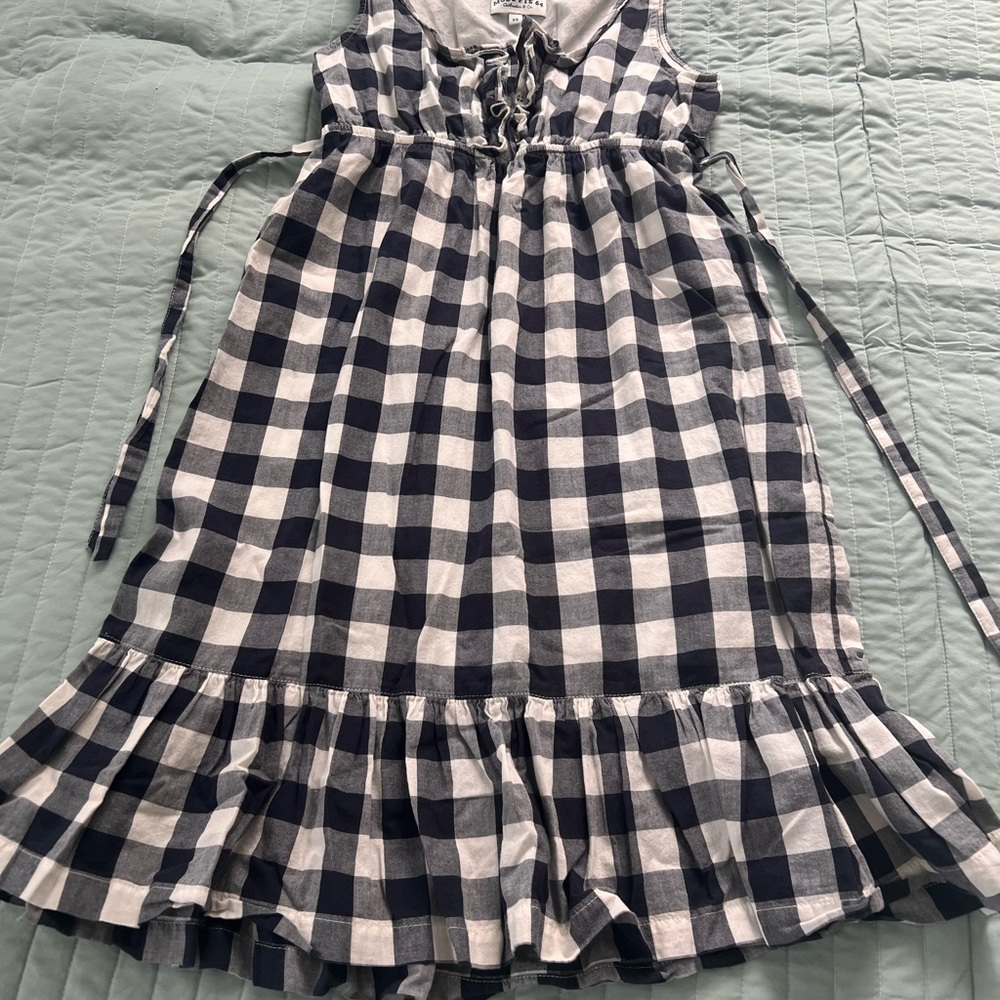 Gingham blue - white dress